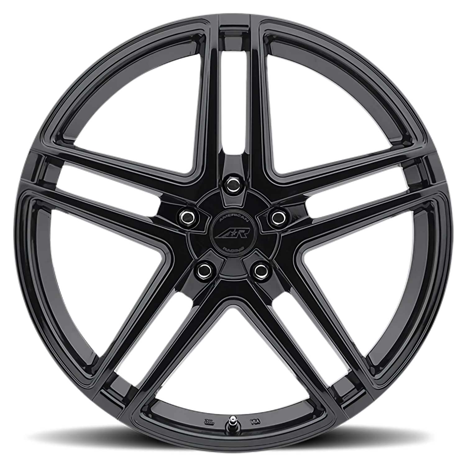 American Racing AR907 17x7.5" 5x115mm 72.56mm CB +42mm Gloss Black