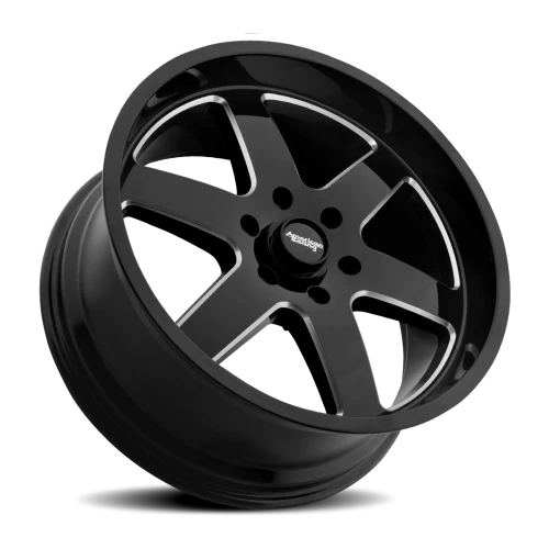 American Racing Patrol 20x9" 6x135mm 87.1mm CB +12mm Gloss Black Milled
