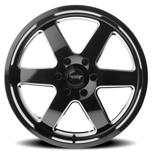 American Racing Patrol 20x9" 6x135mm 87.1mm CB +12mm Gloss Black Milled