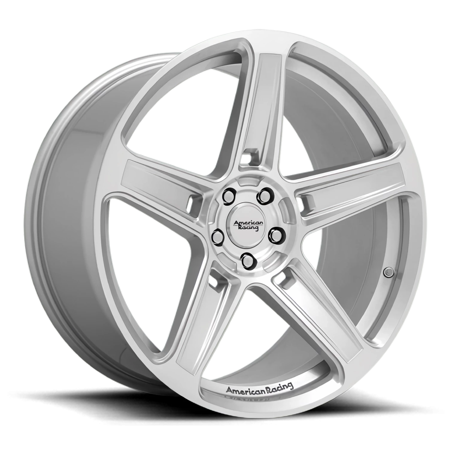 American Racing Hellion 20x10.5" 5x115mm 72.56mm CB +22mm Machined Silver