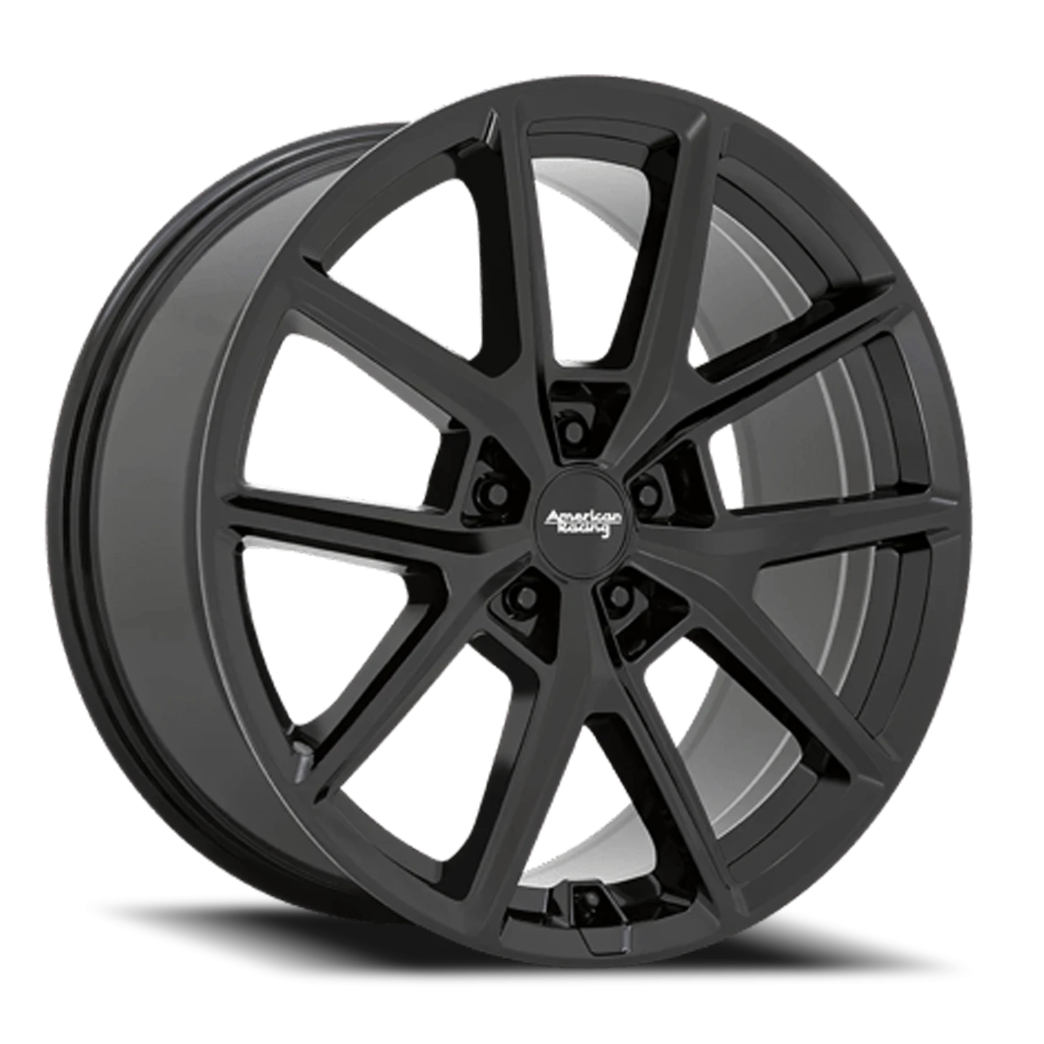 American Racing AR943 17x8" 5x120mm 74.1mm CB +35mm Gloss Black