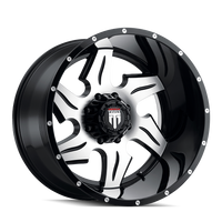 American Truxx Ninja AT163 22x14" 6x135mm 87.1mm CB -76mm Gloss Black Milled