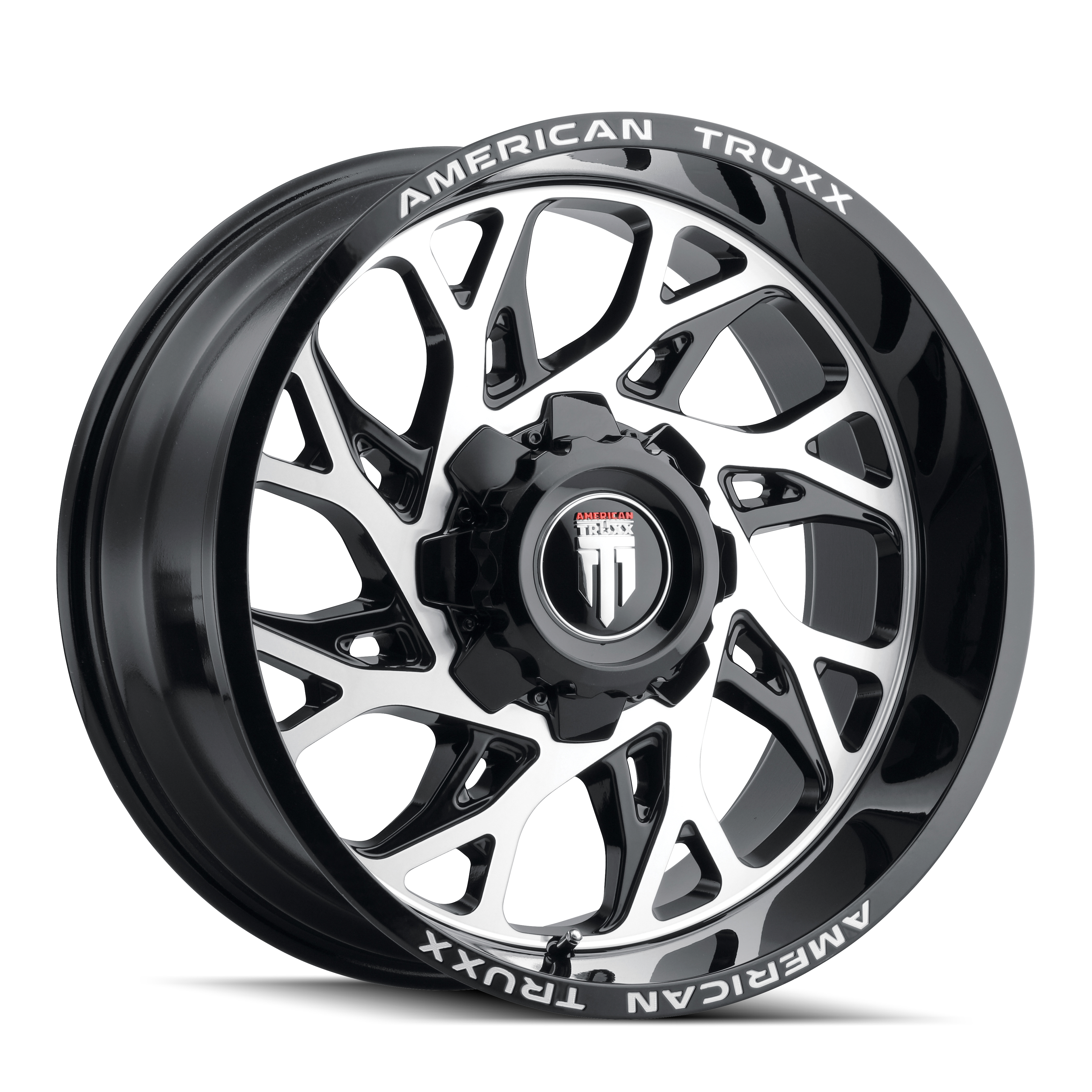 American Truxx Destiny AT1913 24x14" 8x170mm 125.2mm CB -76mm Black Milled