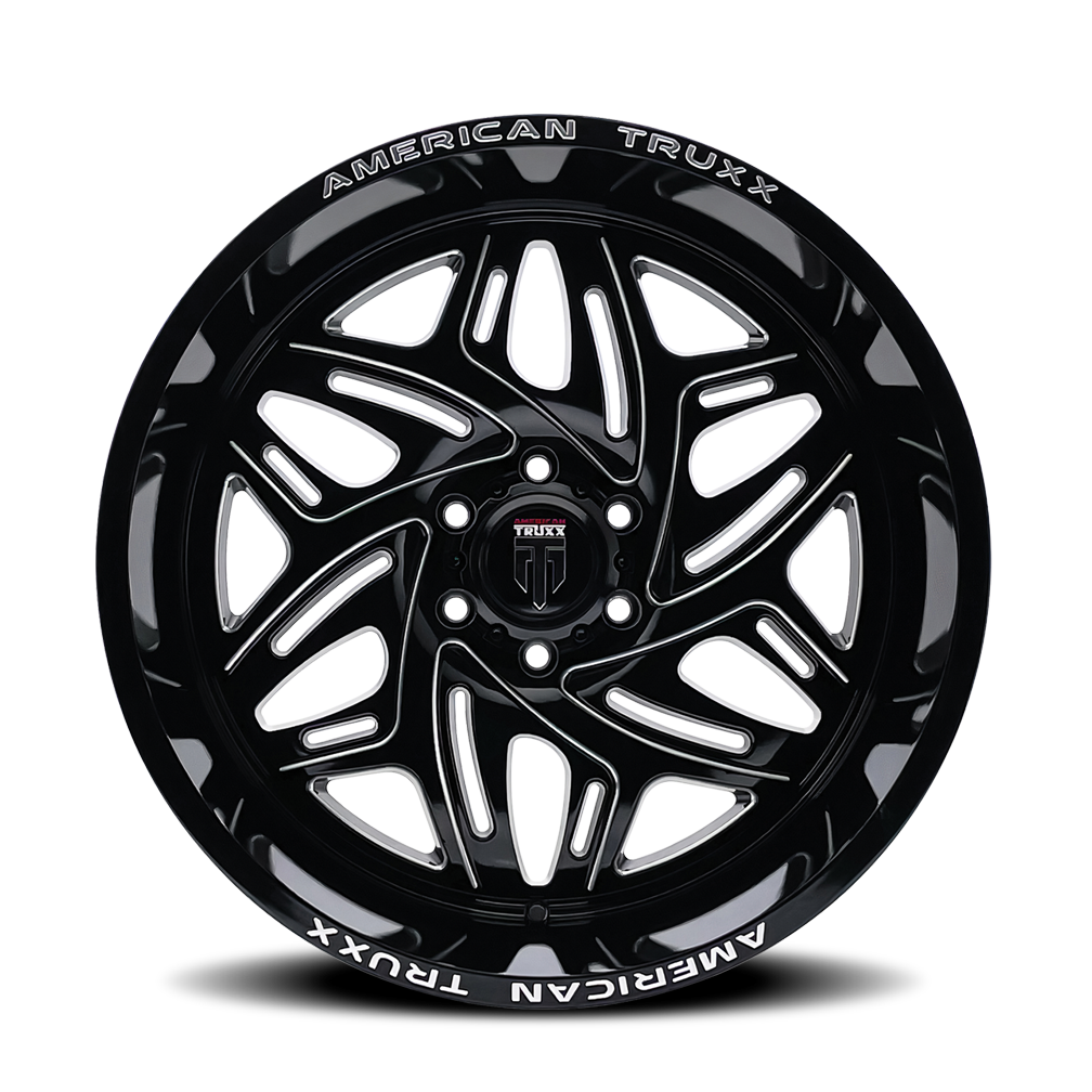 American Truxx Euphoria AT1914 20x10" 5x127mm 78.1mm CB -19mm Matte Black Milled