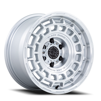 Black Rhino AWOL 20x8.5" 5x130mm 71.5mm CB +25mm Silver Machined Face