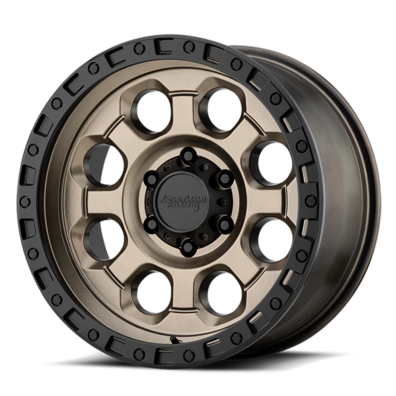 ATX AX201 BRZ 17x9 -12 5x114.3mm 83.06mm Matte Bronze Black Lip