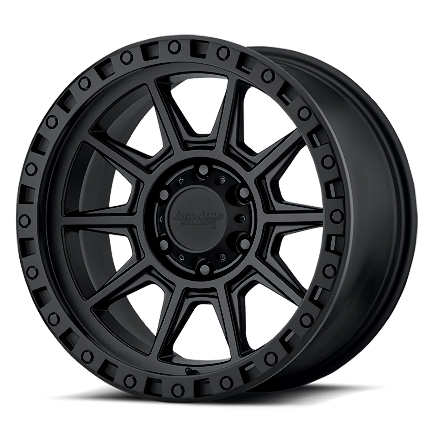ATX AX202 18x9" 8x165.1mm 125.1mm CB 0mm Cast Iron Black