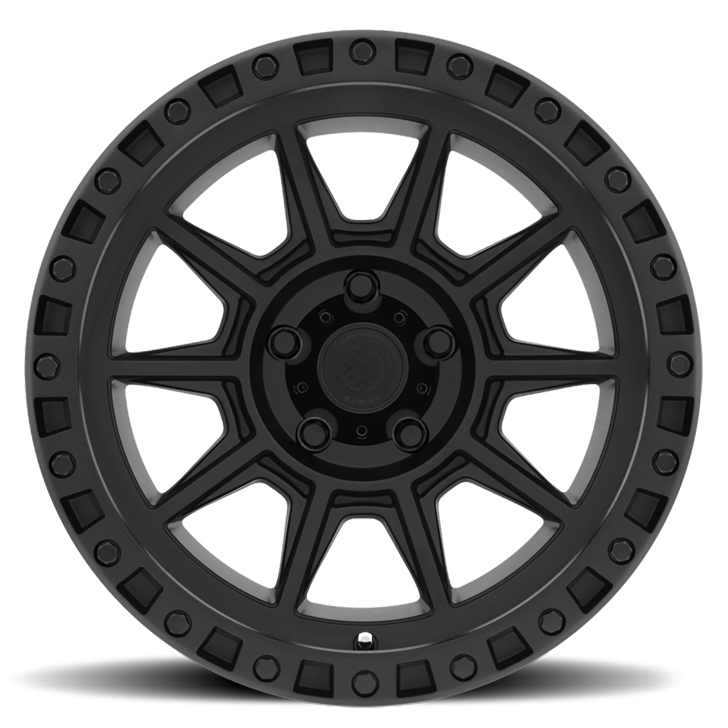 ATX AX202 18x9" 8x165.1mm 125.1mm CB 0mm Cast Iron Black