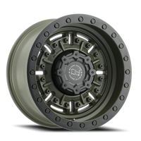 Black Rhino Abrams 18x9.5" 5x127mm 71.6mm CB -18mm Olive Drab Green
