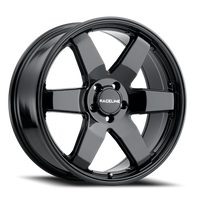 Raceline Addict 942B 16x8 +0 5x139.7mm 106.5mm Gloss Black