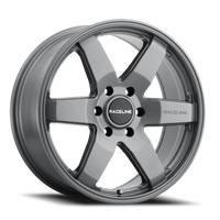 Raceline Addict 942GS 18x8 +35 6x139.7mm 106.1mm Greystone