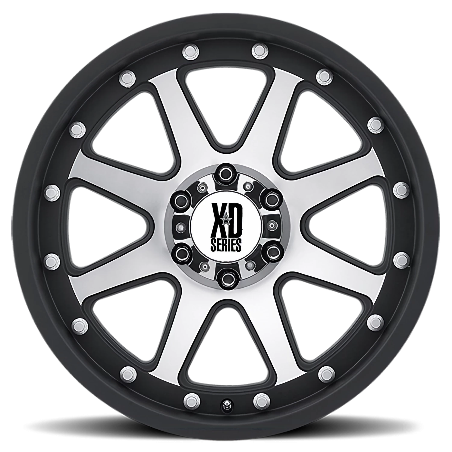XD Series Addict 18x9" 6x135mm 87.1mm CB +18mm Matte Black Machined