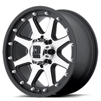 XD Series Addict 16x9" 8x170mm 72mm CB -12mm Matte Black Machined