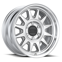 Raceline Aero HD 17x9" 6x139.7mm 106.1mm CB -12mm Machined Silver