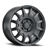 Raceline Aero 18x8" 5x114.3mm 72.62mm CB +40mm Satin Black
