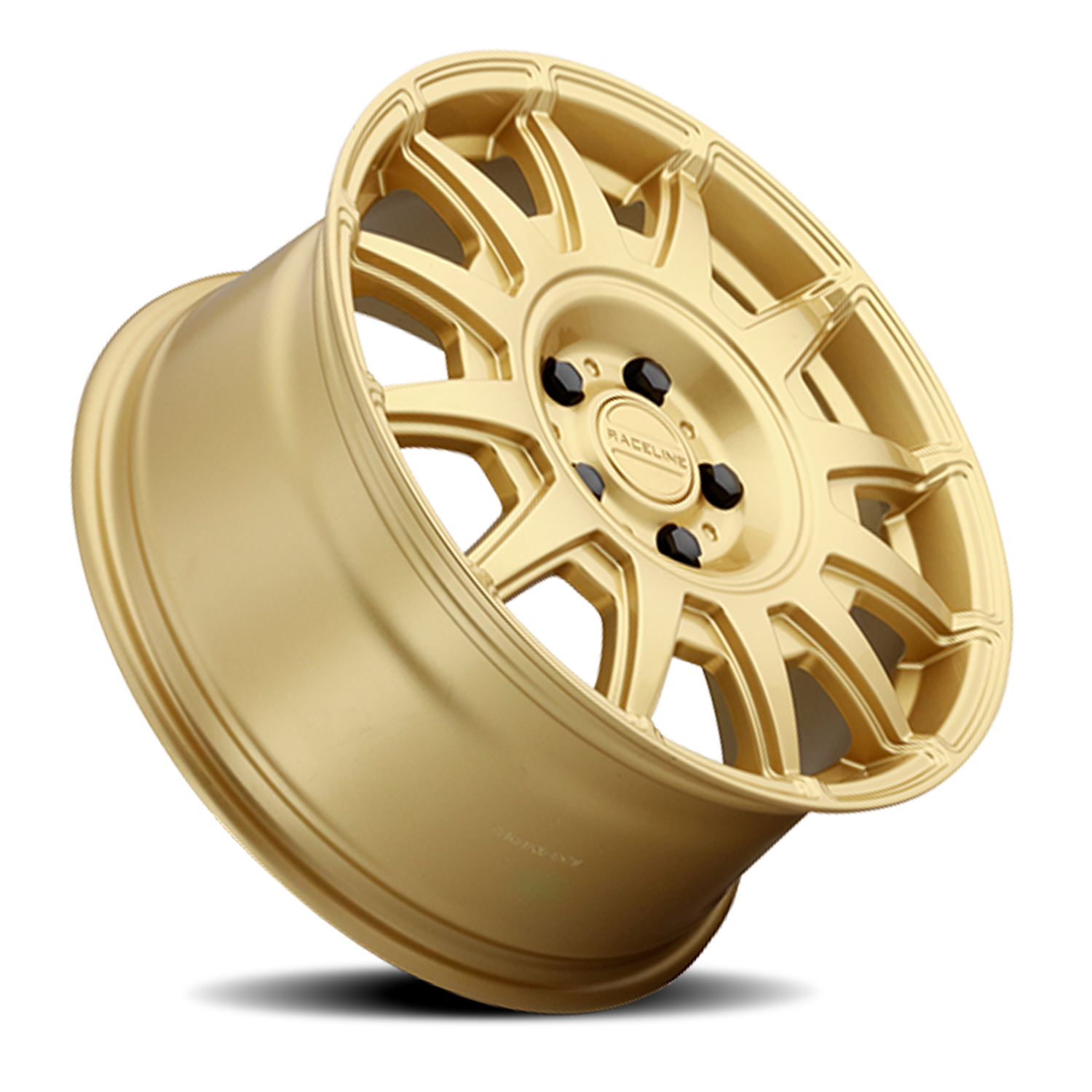 Raceline Aero 17x8" 5x100mm 72.62mm CB +40mm Gold