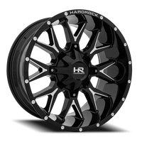 Hardrock Offroad Affliction H700 22x10" 8x170mm 125.2mm CB -19mm Gloss Black Milled