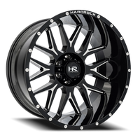 Hardrock Offroad Affliction XPosed 22x12" 6x139.7mm 87.1mm CB -44mm Gloss Black Milled