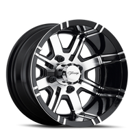 Fairway Alloys Aggressor 12x7" 4x101.6mm 70.7mm CB -40mm Gloss Black Machined