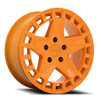 Victor Equipment Alpen 17x8" 5x130mm 71.6mm CB +20mm Gloss Orange