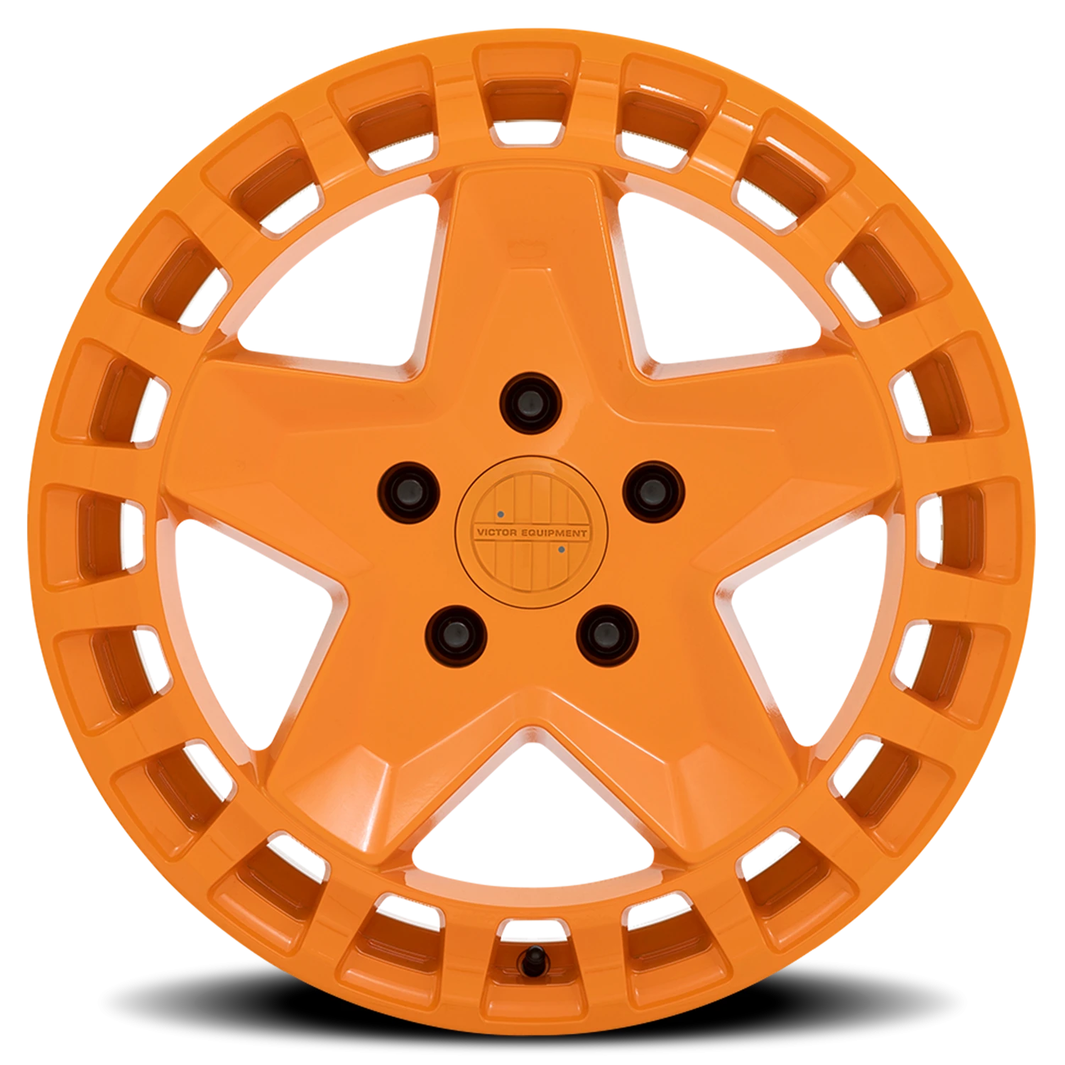 Victor Equipment Alpen 18x8" 5x130mm 71.6mm CB +20mm Gloss Orange