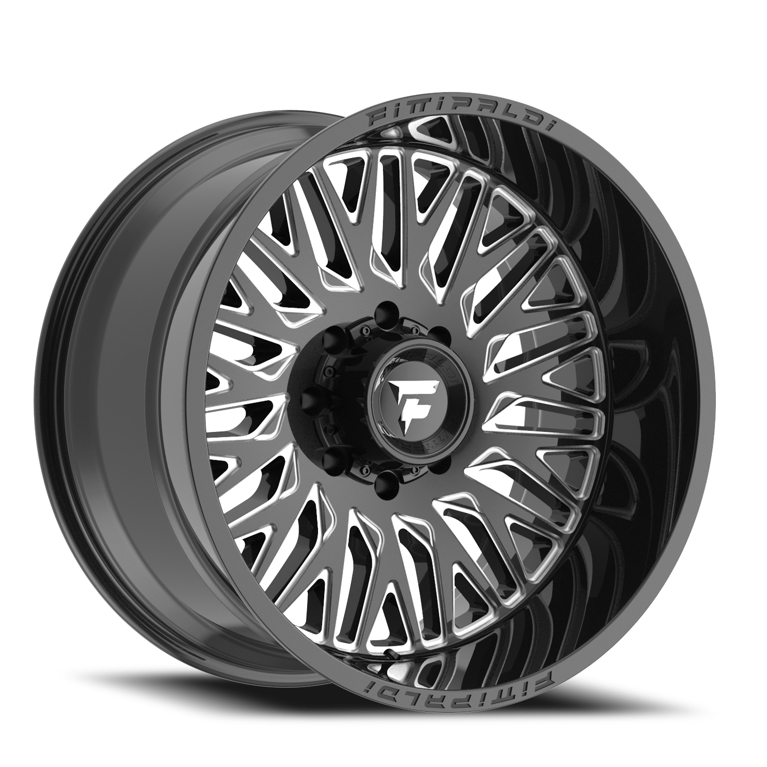 Fittipaldi Offroad Alpha Series 26x12" 8x165.1mm 125.2mm CB -44mm Black Milled