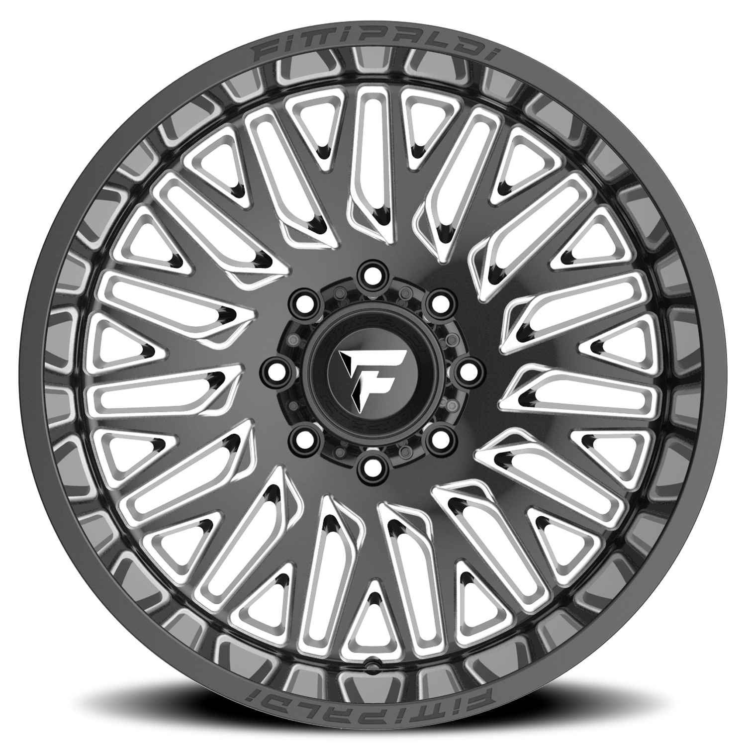 Fittipaldi Offroad Alpha Series 26x12" 8x165.1mm 125.2mm CB -44mm Black Milled