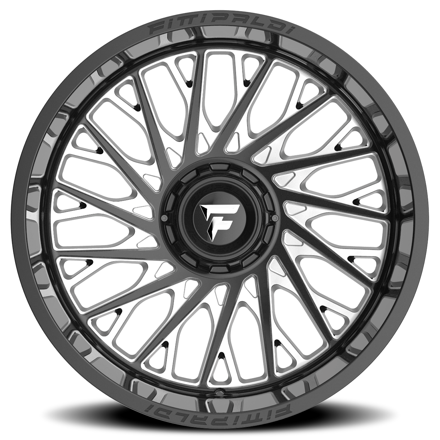 Fittipaldi Offroad Alpha Series 22x12" 6x135mm 106.2mm CB -44mm Black Milled