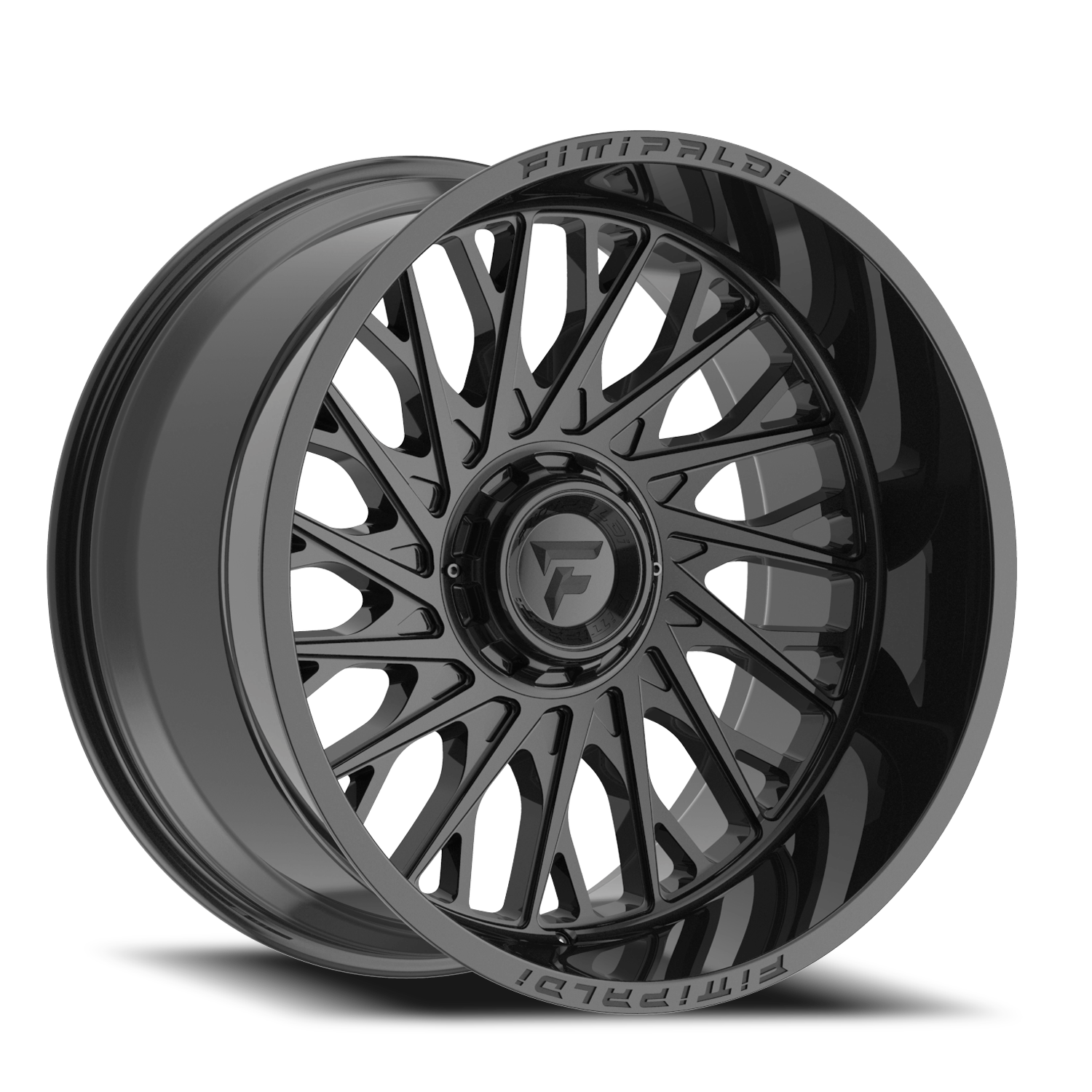 Fittipaldi Offroad Alpha Series 22x12" 8x165.1mm 125.2mm CB -44mm Gloss Black