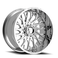 Fittipaldi Offroad Alpha Series 22x12" 8x170mm 125.2mm CB -44mm Chrome Mirror Coat