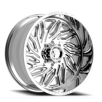 Fittipaldi Offroad Alpha Series 24x12" 8x165mm 125.2mm CB -44mm Chrome Mirror Coat Chrome