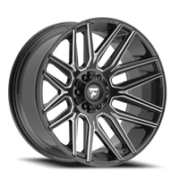 Fittipaldi Offroad Alpha Series 22x10" 6x135mm 106.2mm CB -19mm Gloss Black Milled