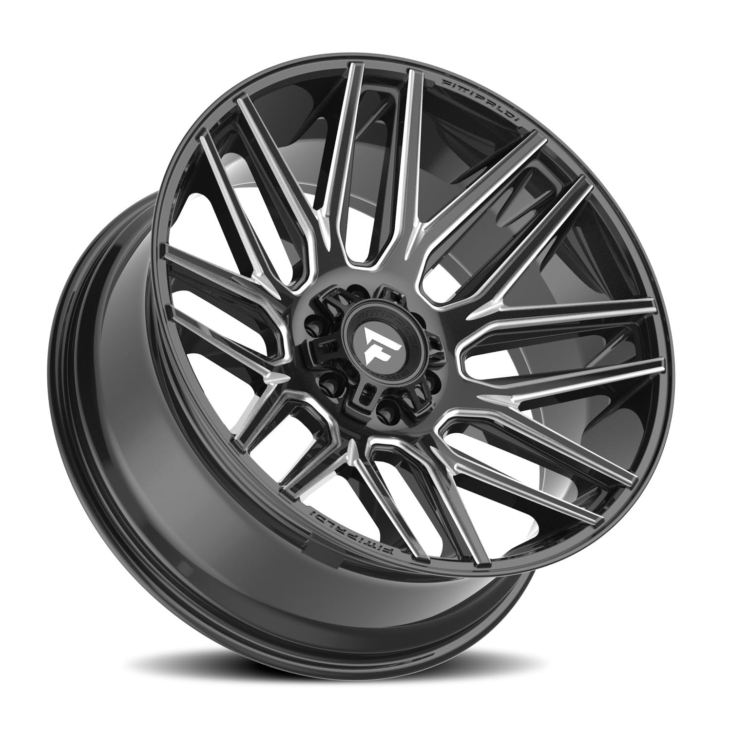 Fittipaldi Offroad Alpha Series 22x10" 6x135mm 106.2mm CB -19mm Gloss Black Milled