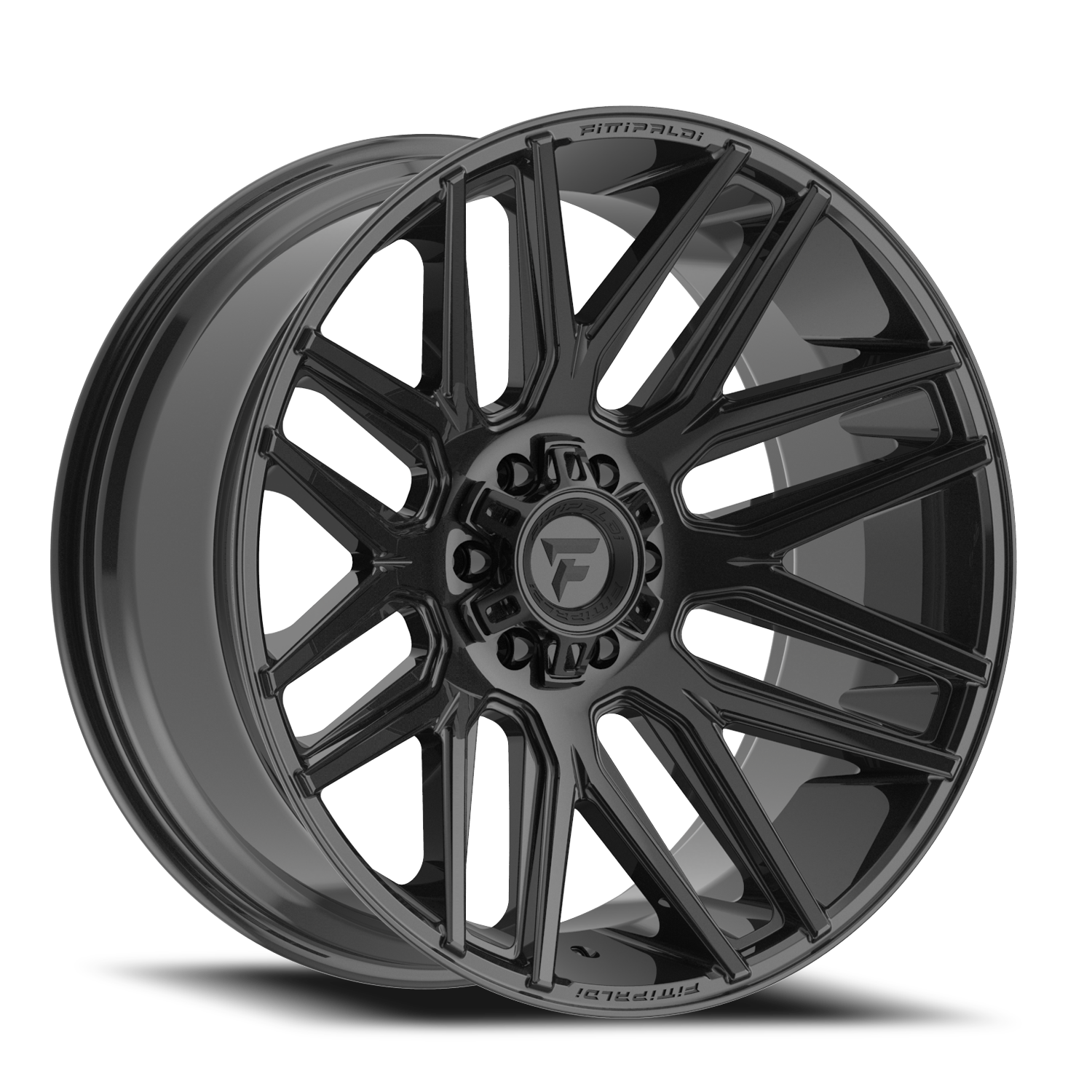 Fittipaldi Offroad Alpha Series 20x9" 8x165mm 125.2mm CB +18mm Gloss Black