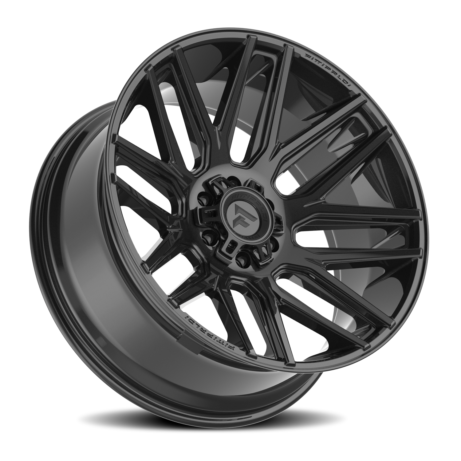 Fittipaldi Offroad Alpha Series 20x9" 8x165mm 125.2mm CB +18mm Gloss Black