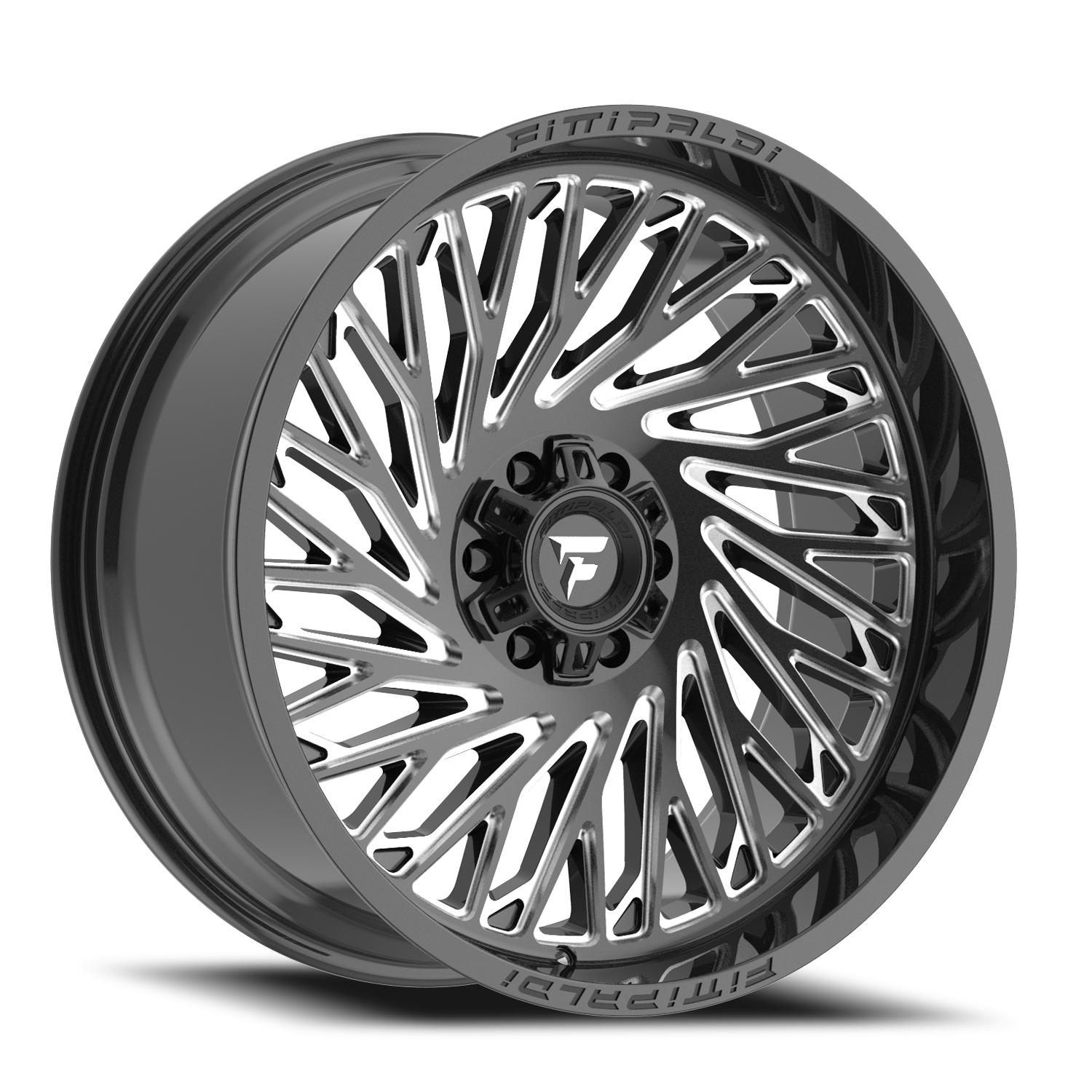 Fittipaldi Offroad Alpha Series 22x10" 8x170mm 125.2mm CB -19mm Gloss Black Milled