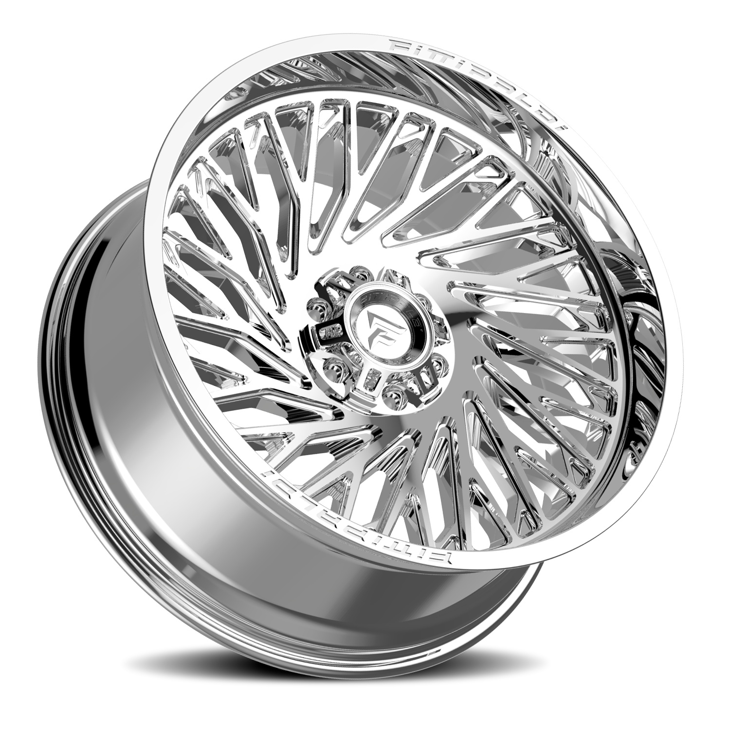 Fittipaldi Offroad Alpha Series 22x10" 8x170mm 125.2mm CB -19mm Chrome Mirror Coat Chrome
