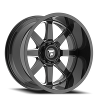 Fittipaldi Offroad Alpha Series 20x10" 5x139.7mm 110.2mm CB -25mm Gloss Black Milled