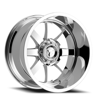 Fittipaldi Offroad Alpha Series 18x9" 8x180mm 124.3mm CB +12mm Chrome Mirror Coat Chrome