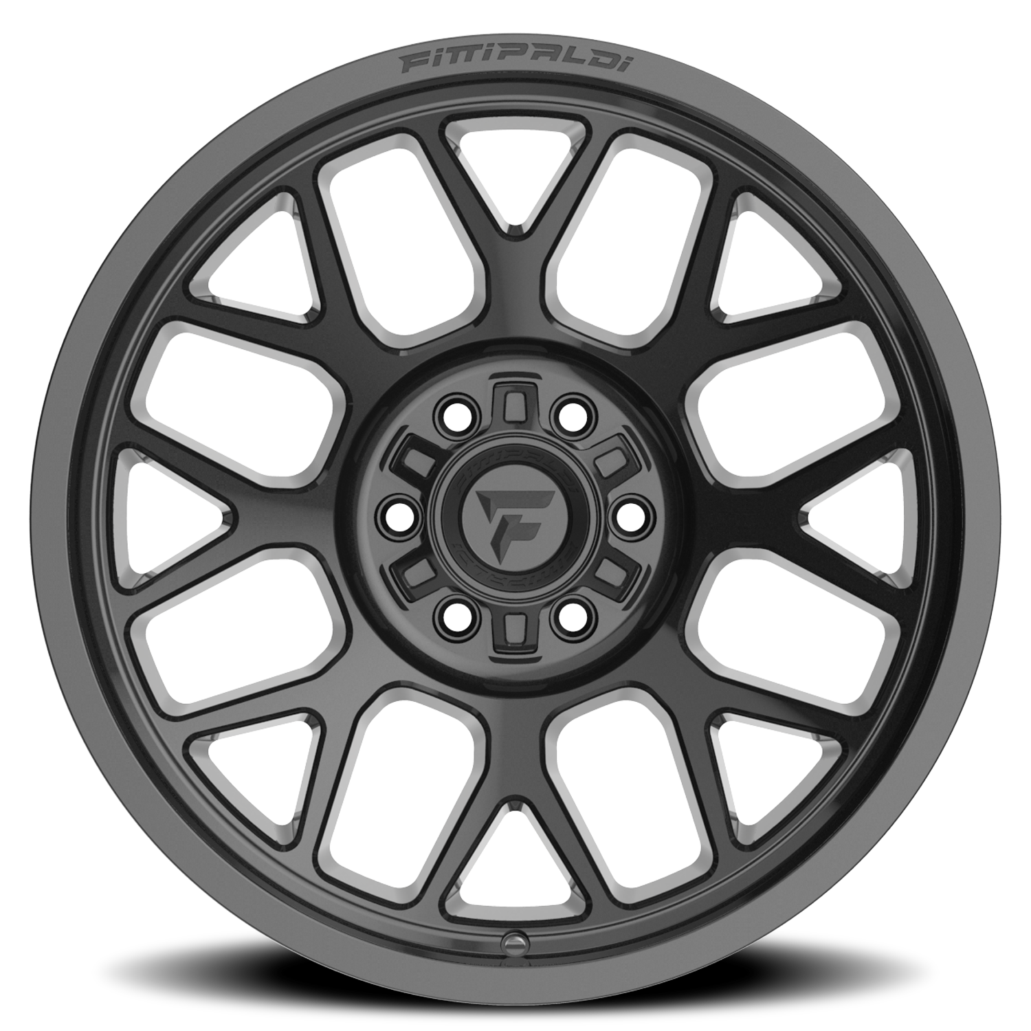 Fittipaldi Offroad Alpha Series 20x10" 5x127mm 78.1mm CB -19mm Gloss Black