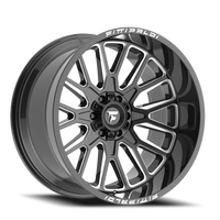 Fittipaldi Offroad Alpha Series 22x12" 8x180mm 124.3mm CB -44mm Gloss Black Milled