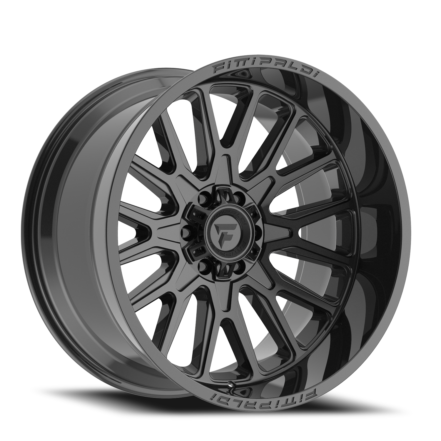 Fittipaldi Offroad Alpha Series 20x10" 8x165mm 125.2mm CB -19mm Gloss Black