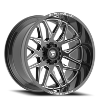 Fittipaldi Offroad Alpha Series 20x9" 8x170mm 125.2mm CB +18mm Gloss Black Milled