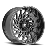 Fittipaldi Offroad Alpha Series 20x10" 6x135mm 106.2mm CB -19mm Gloss Black Milled