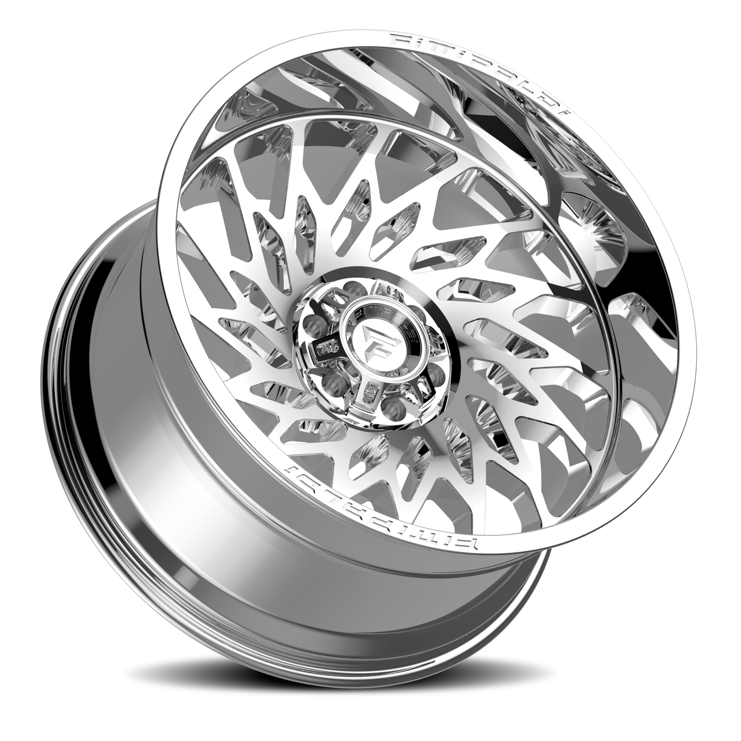 Fittipaldi Offroad Alpha Series 20x10" 6x135mm 106.2mm CB -19mm Chrome Mirror Coat Chrome