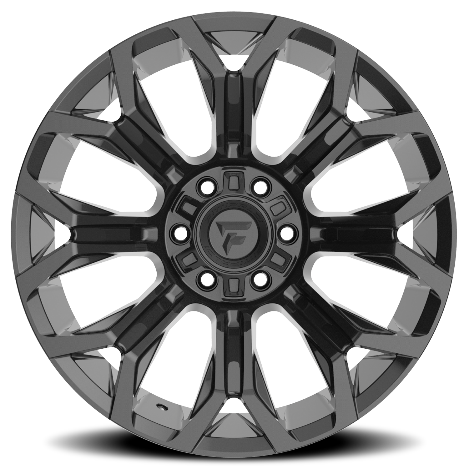 Fittipaldi Offroad Alpha Series 20x9" 5x139.7mm 110.2mm CB +18mm Gloss Black