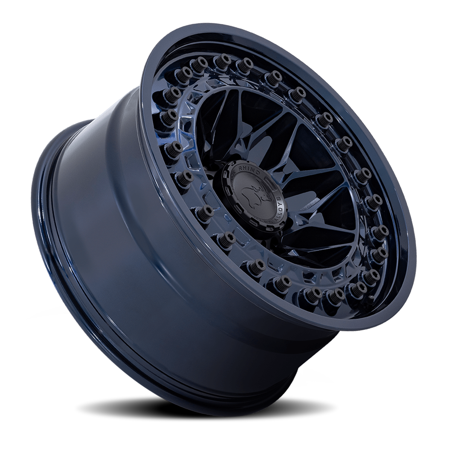 Black Rhino Alpha 20x10" 5x127mm 71.5mm CB -18mm Midnight Blue