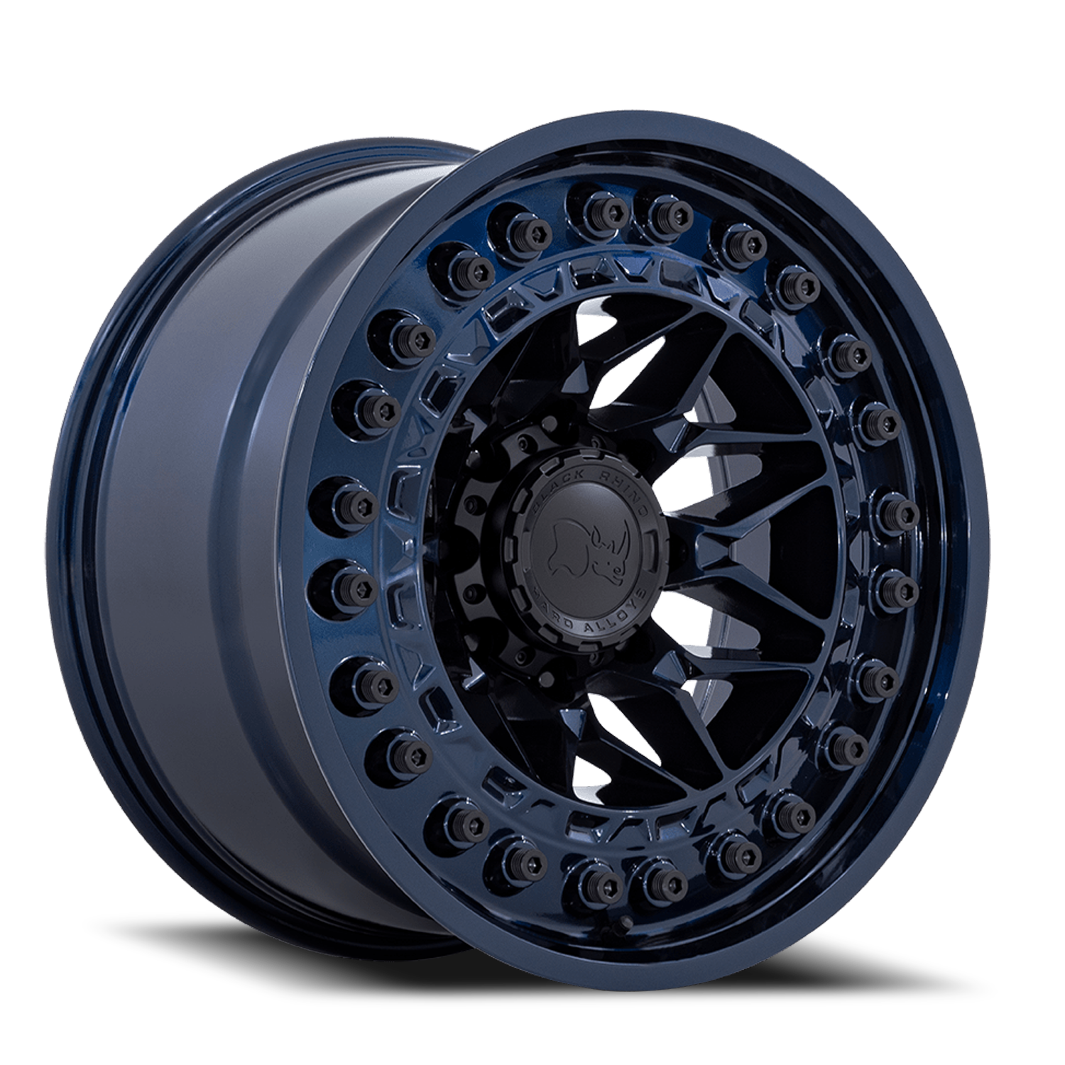Black Rhino Alpha 18x9" 8x180mm 124.2mm CB 0mm Midnight Blue