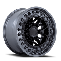 Black Rhino Alpha 17x9" 6x135mm 87.1mm CB 0mm Matte Black Gunmetal Lip
