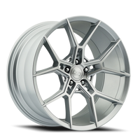 Select Precision Alloys Alpine 22x10.5" 5x112mm 66.53mm CB +38mm Gloss Silver Brushed